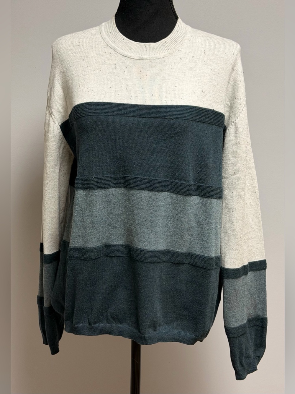 KUHL Valencia Striped Colorblock Sweater Long Sleeve Pullover Women's Medium